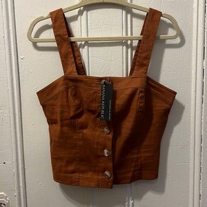Banana Republic button up tank top blouse